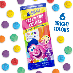 Mr Bubble Fizzy Tub Colors 9 count