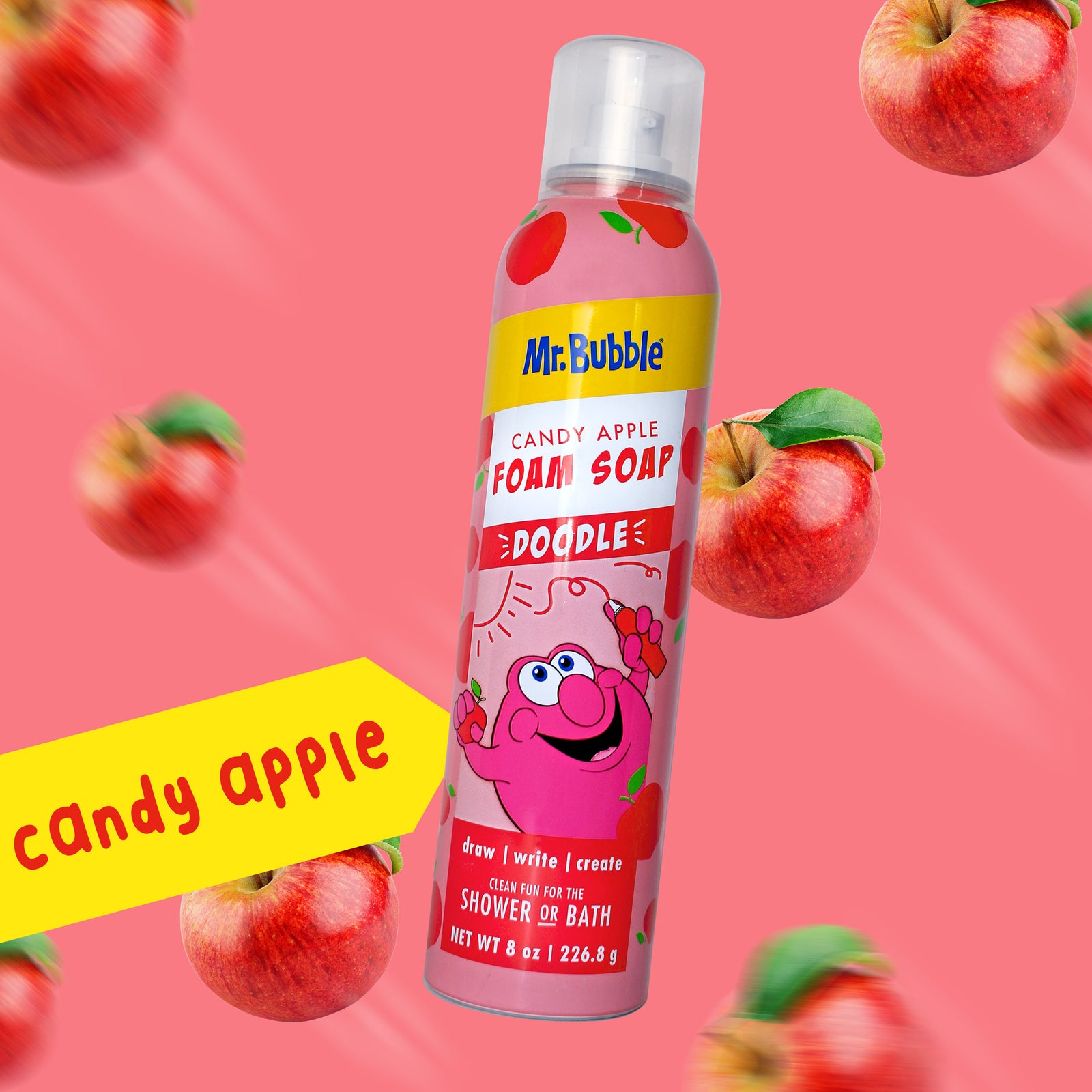 Mr. Bubble Foam Soap Candy Apple