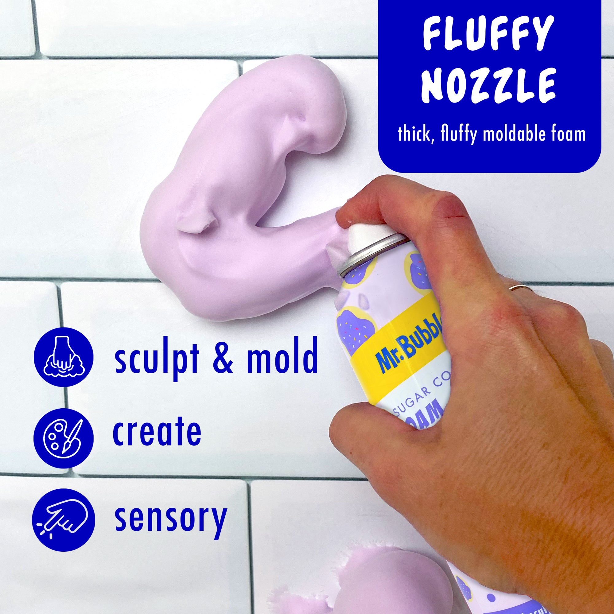 Mr. Bubbles Birthday Cake Foam Soap LTD Edition Draw/Sculpt/Create