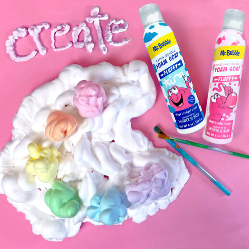 How to make FLUFFY SMELL GOOD SLIME ♥ Mr Bubble Foam Soap ♥ EASY