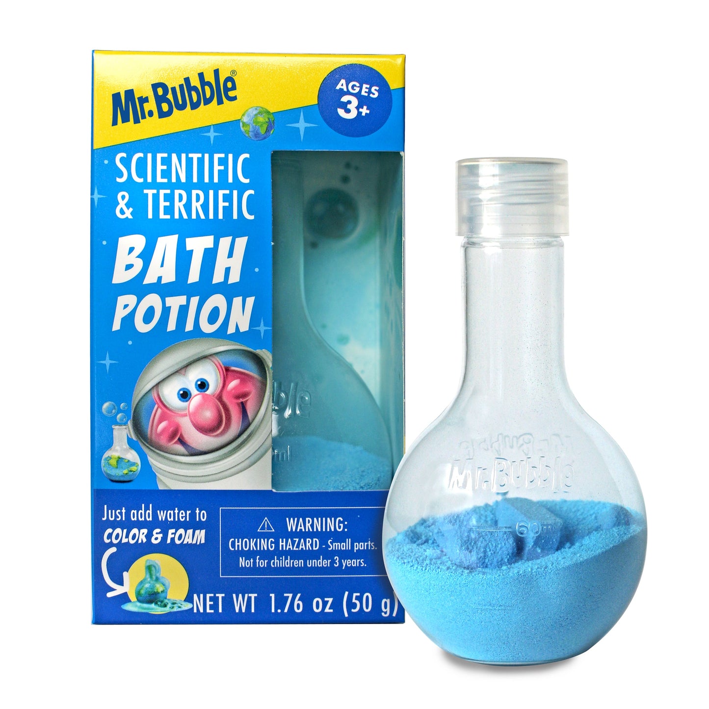 Mr. Bubble Scientific and Terrific Bath Potion Aqua Blue