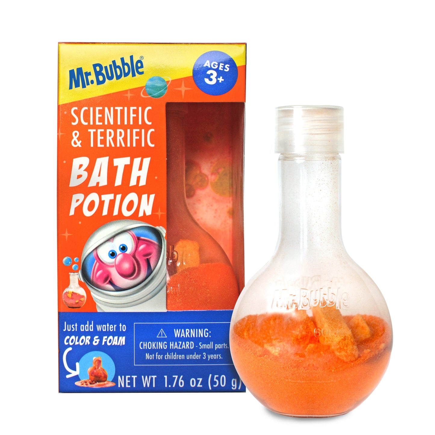 Mr. Bubble Scientific and Terrific Bath Potion Solar Orange