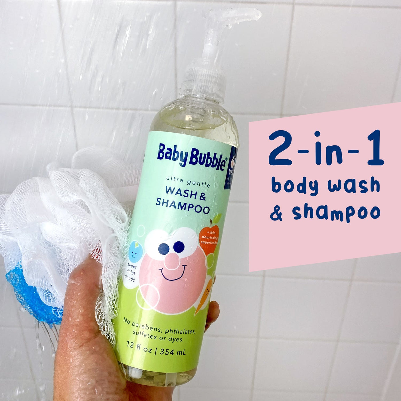 Baby Bubble Ultra Gentle Body Wash & Shampoo