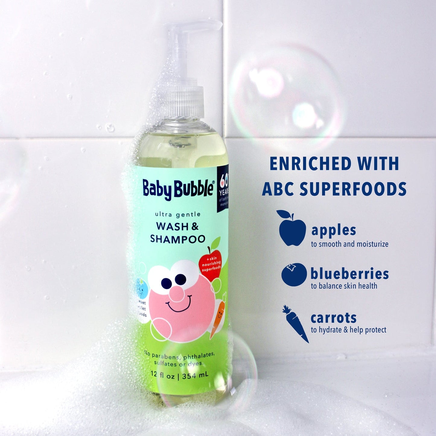Baby Bubble Ultra Gentle Body Wash & Shampoo