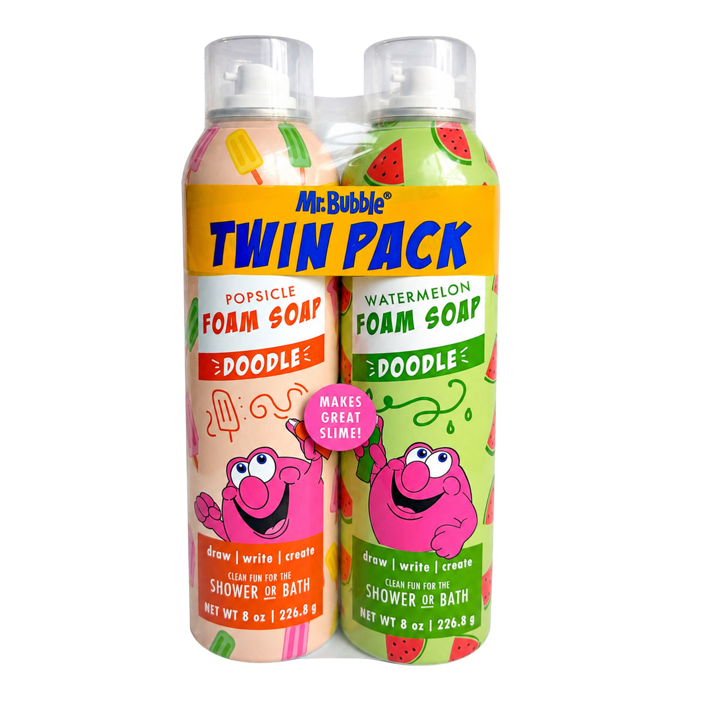 Foam Soap Twin Pack, Rotating Colors