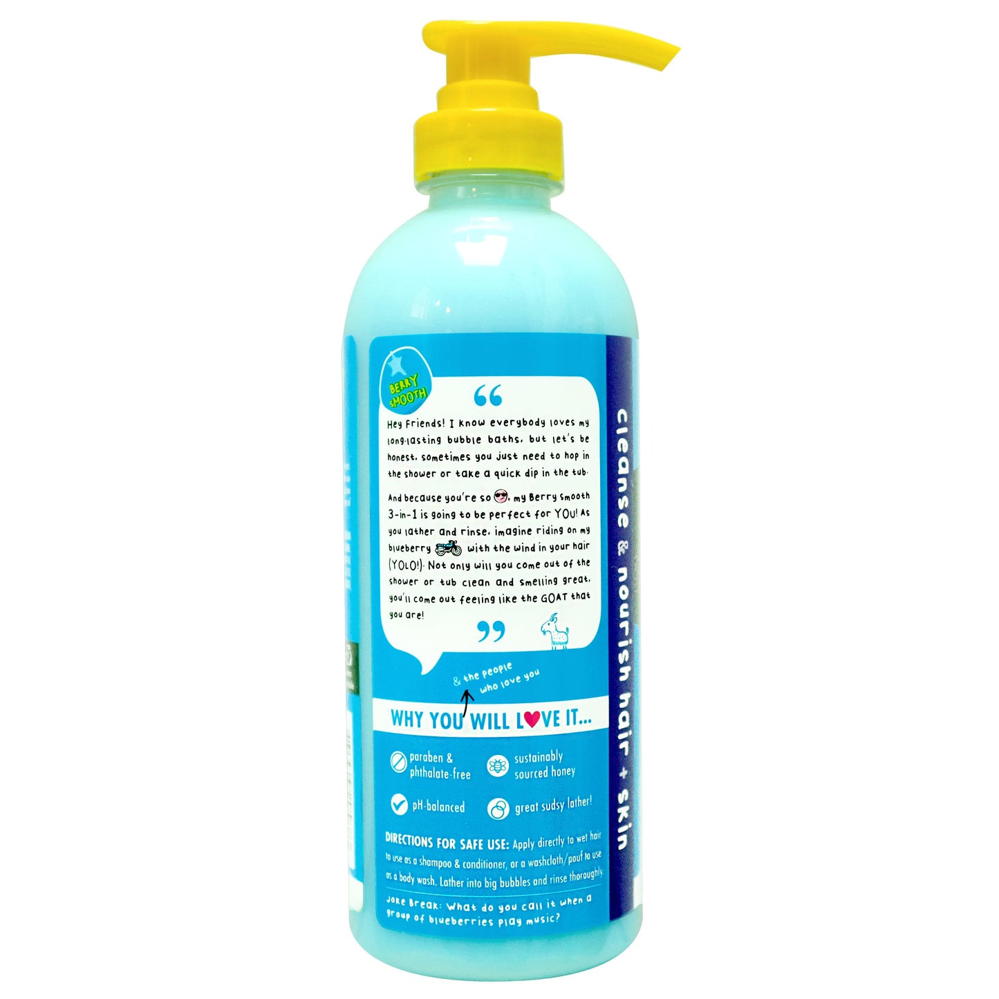 Berry Smooth 3in1 Body Wash, Shampoo & Conditioner