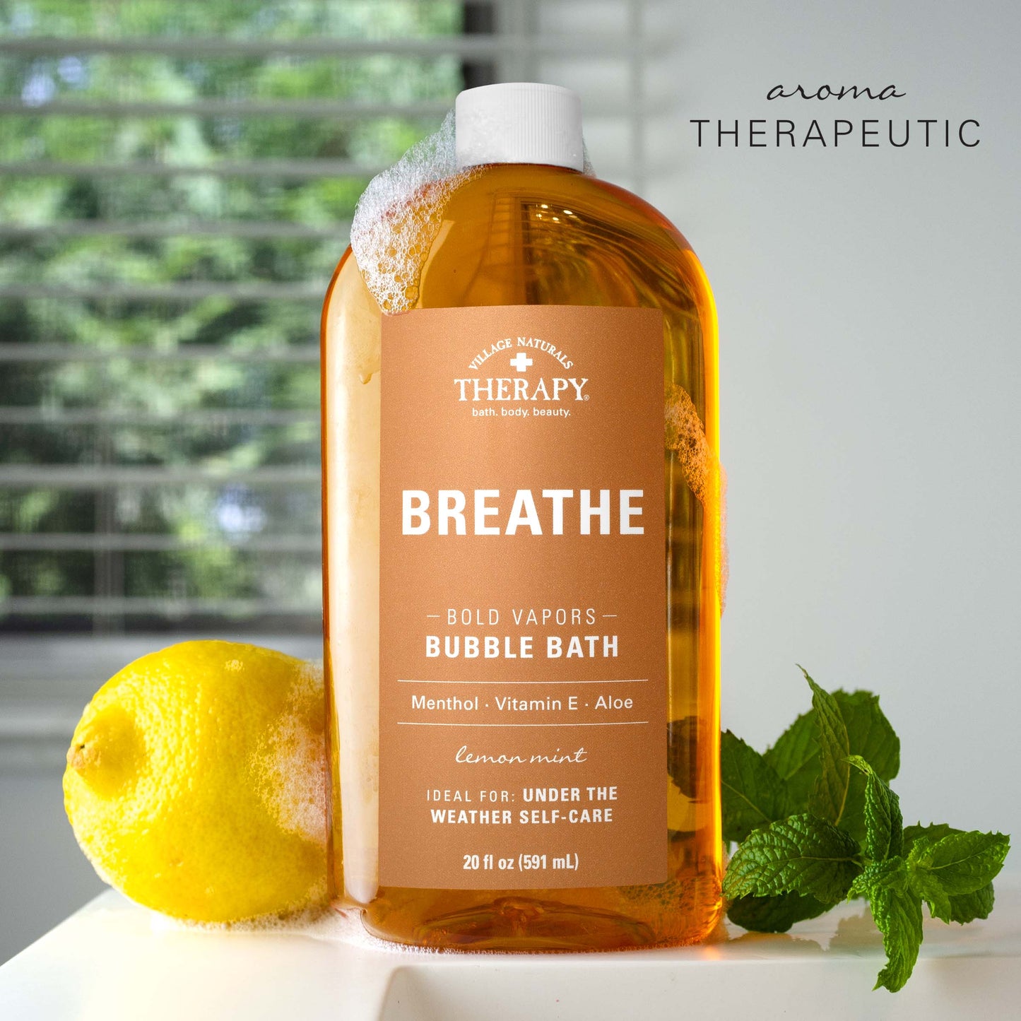 Village Naturals Therapy Breathe Bubble Bath