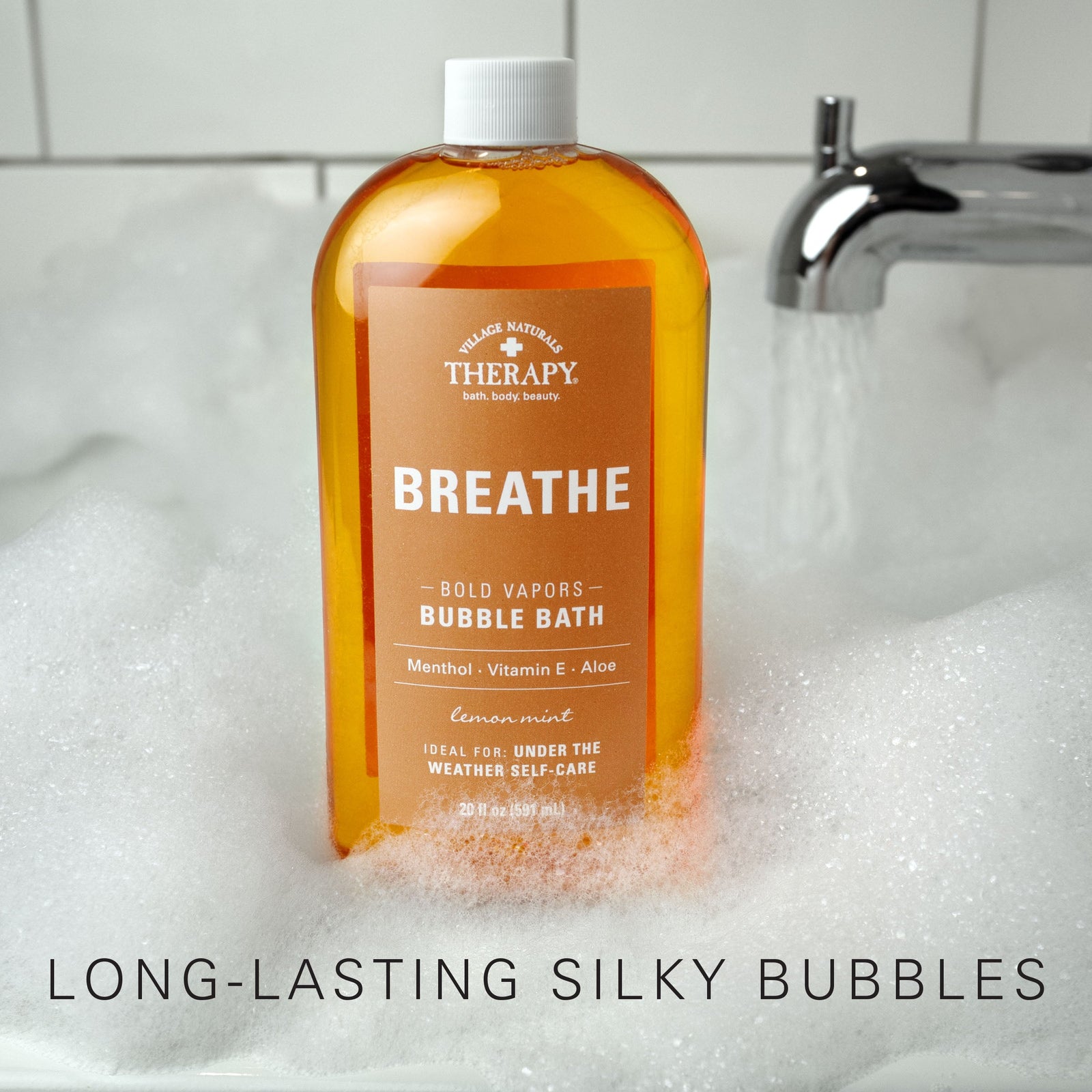 Village Naturals Therapy Breathe Bubble Bath