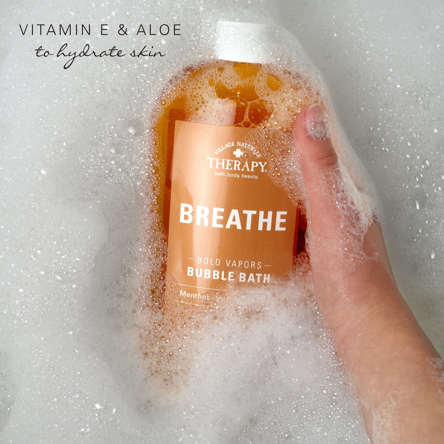 Village Naturals Therapy Breathe Bubble Bath