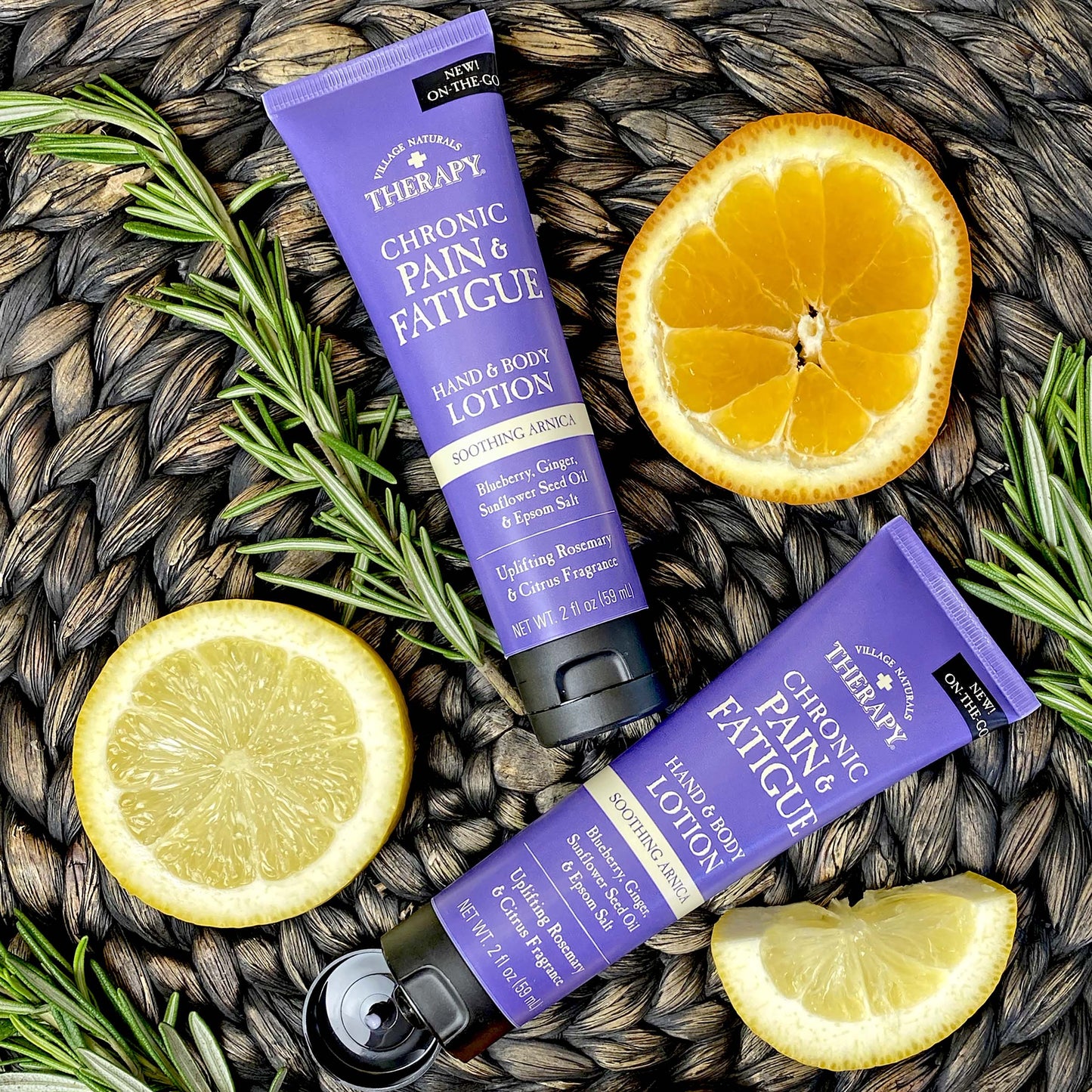 Village Naturals Therapy Chronic Pain & Fatigue Hand & Body Lotion