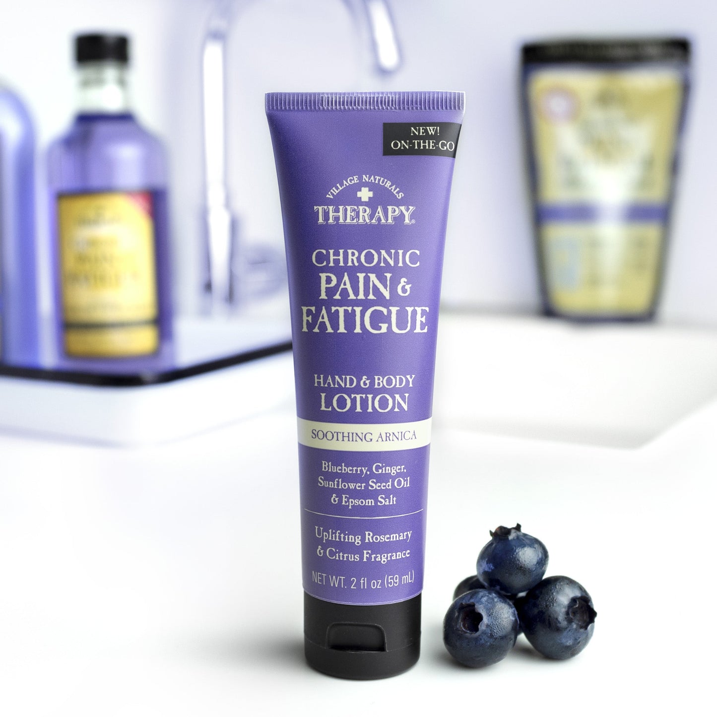 Village Naturals Therapy Chronic Pain & Fatigue Hand & Body Lotion