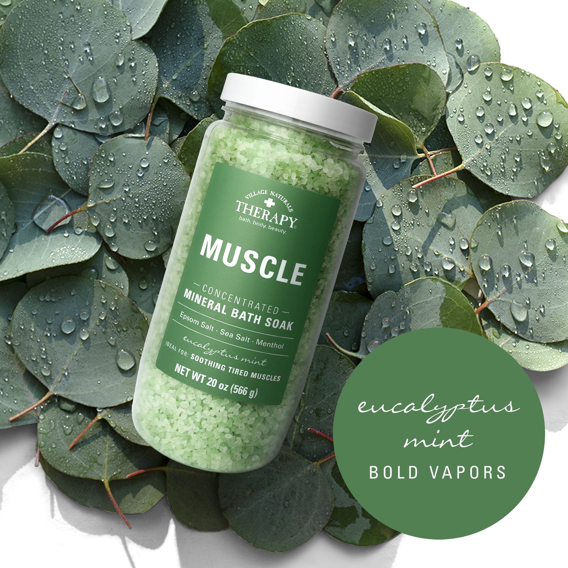 Village Naturals Therapy Muscle Concentrated Mineral Bath Soak