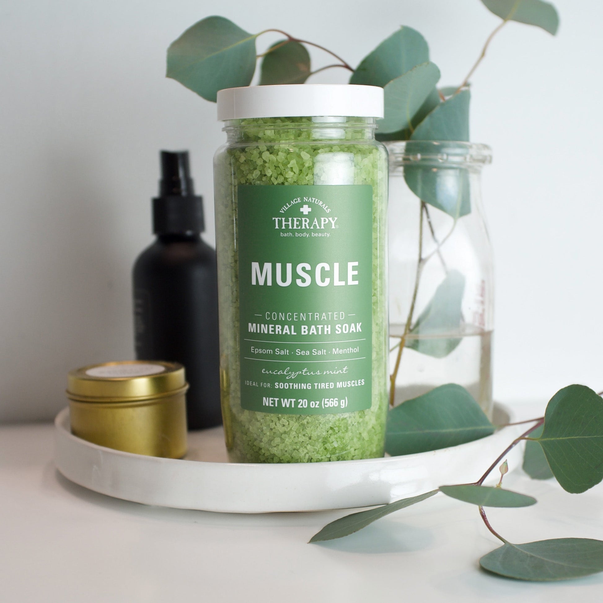 Village Naturals Therapy Muscle Concentrated Mineral Bath Soak