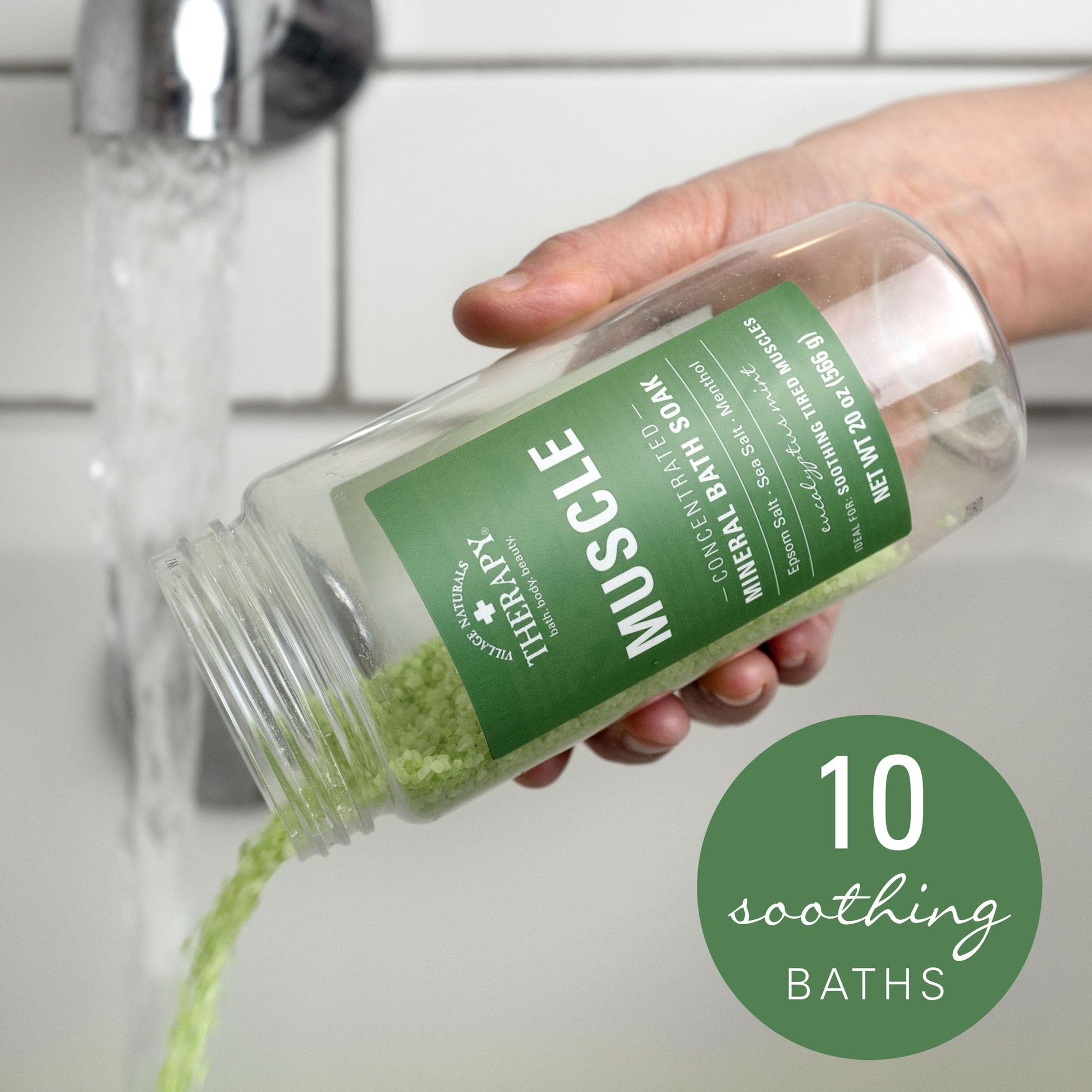 Village Naturals Therapy Muscle Concentrated Mineral Bath Soak