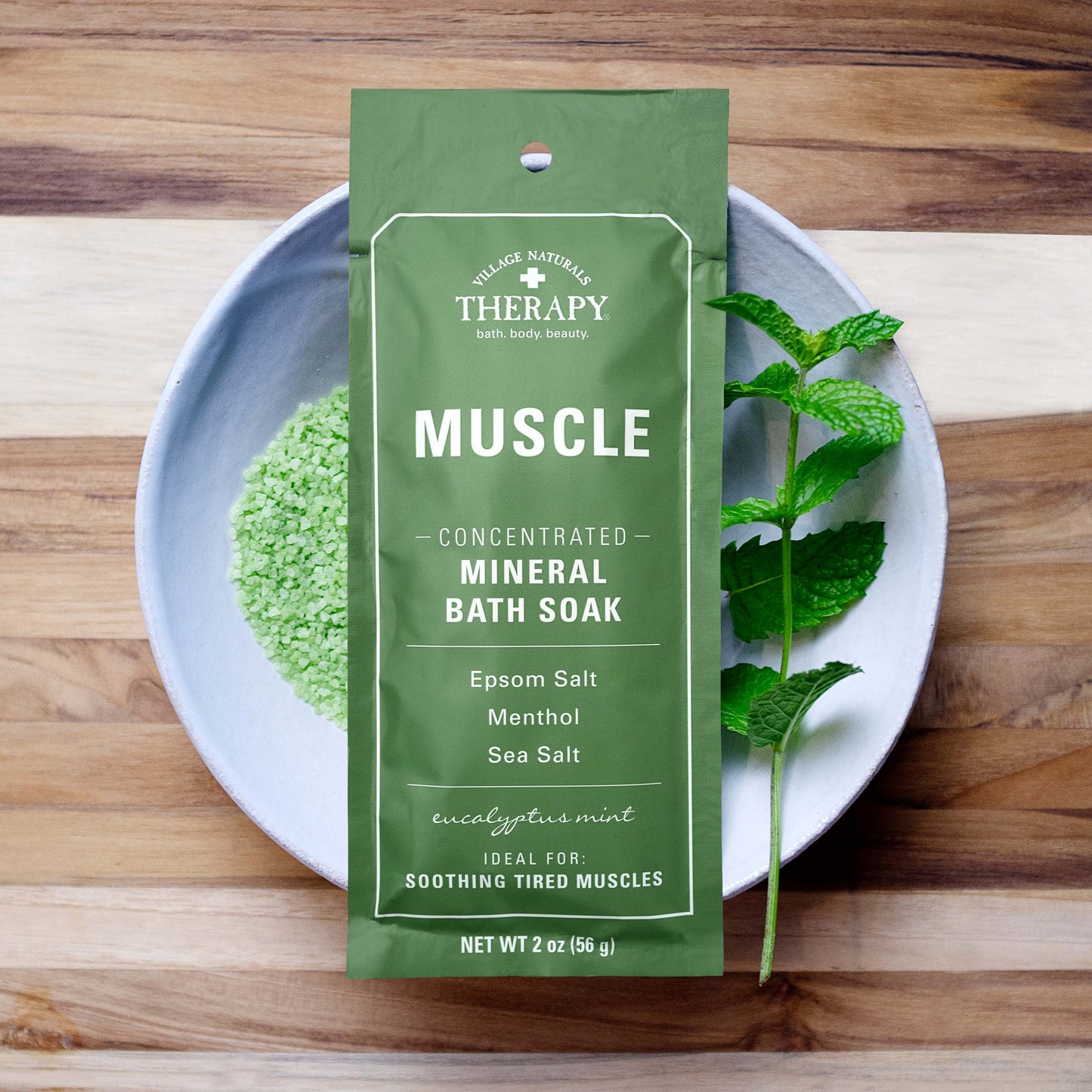 Village Naturals Therapy Muscle Concentrated Mineral Bath Soak