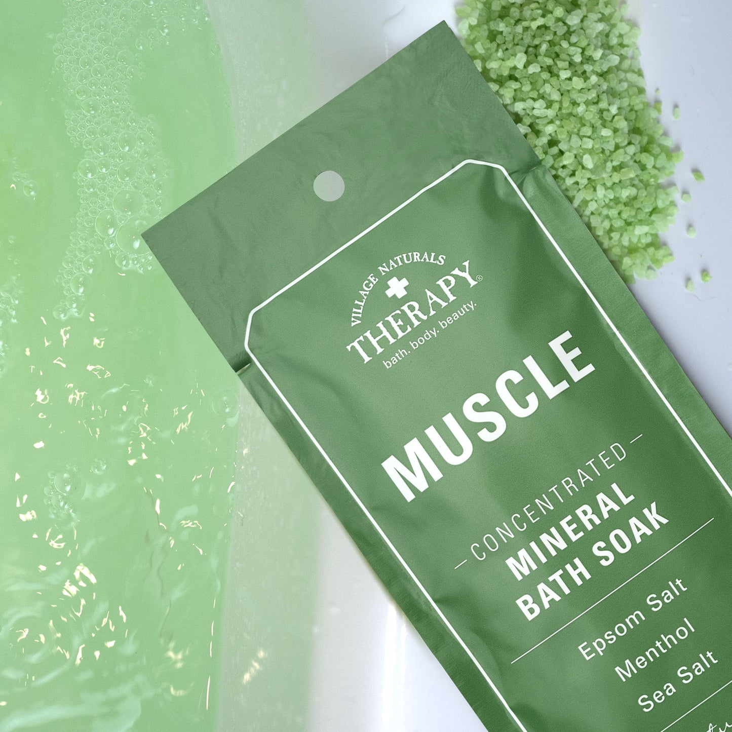 Village Naturals Therapy Muscle Concentrated Mineral Bath Soak