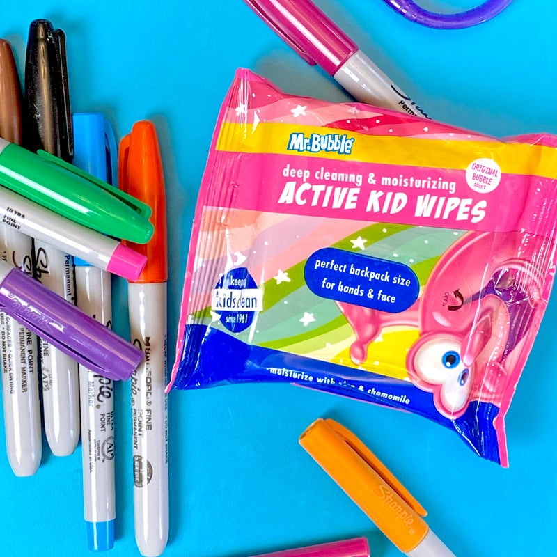 Mr. Bubble Active Kid Wipes