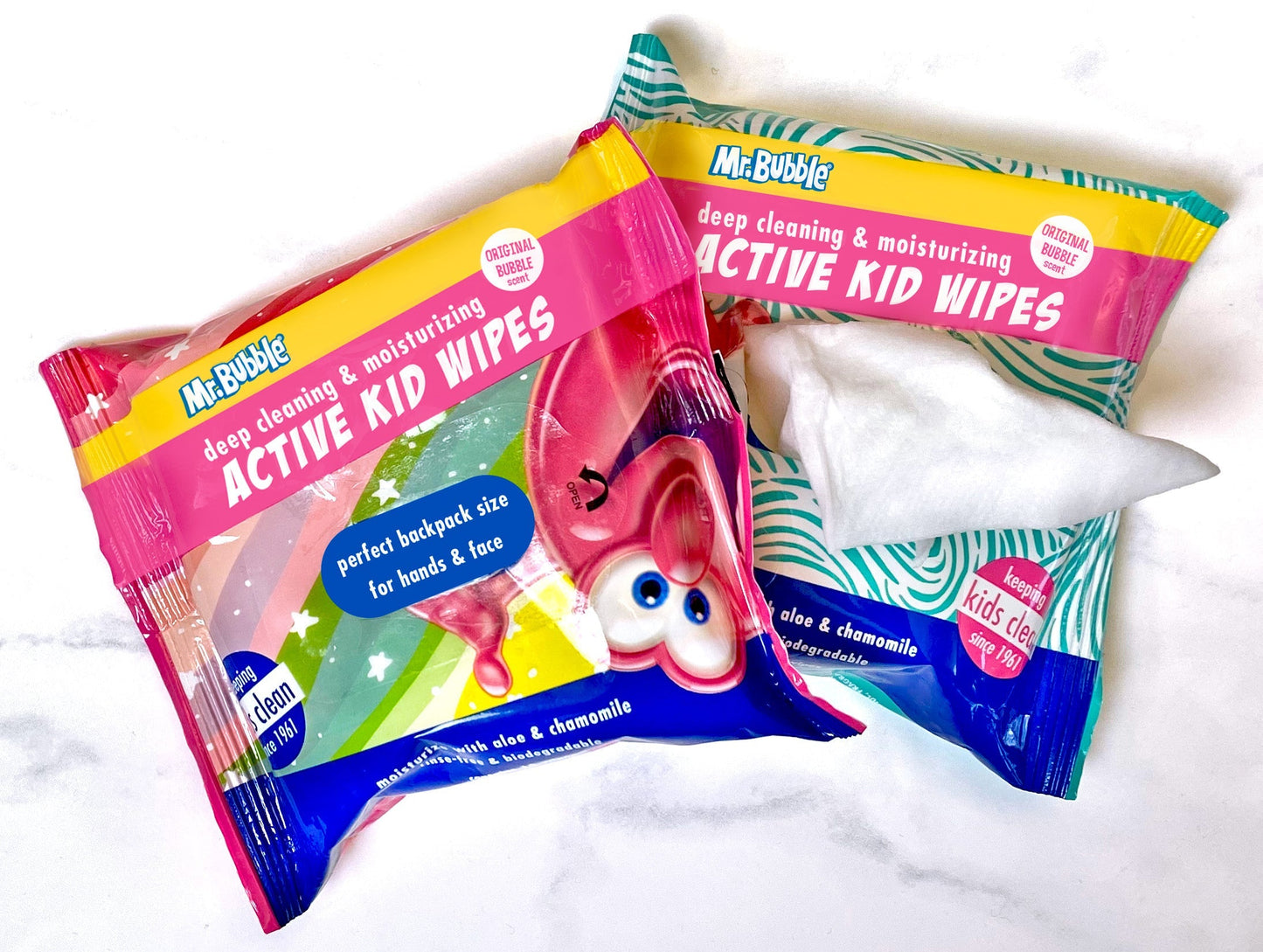 Mr. Bubble Active Kid Wipes