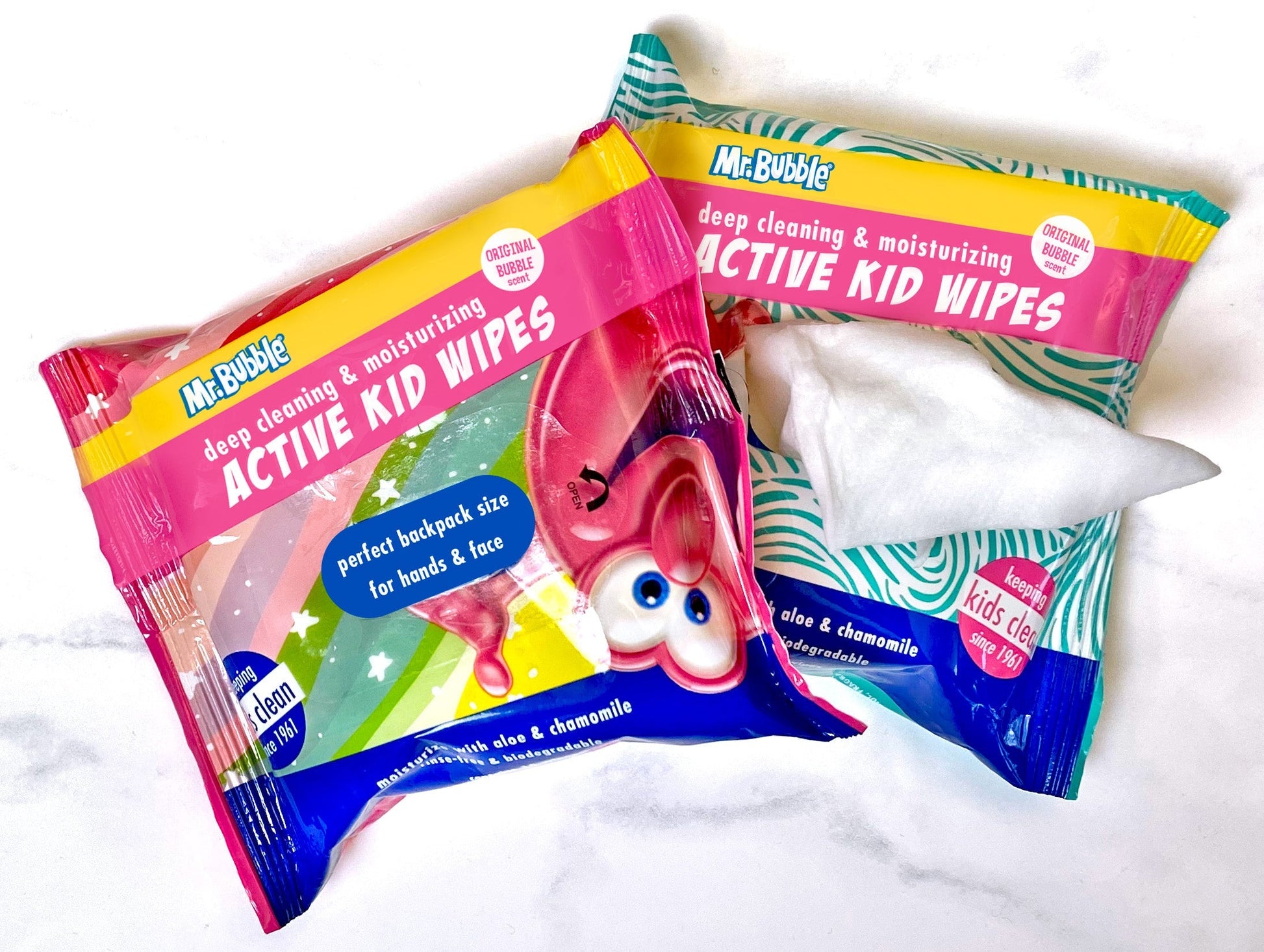 Mr. Bubble Active Kid Wipes