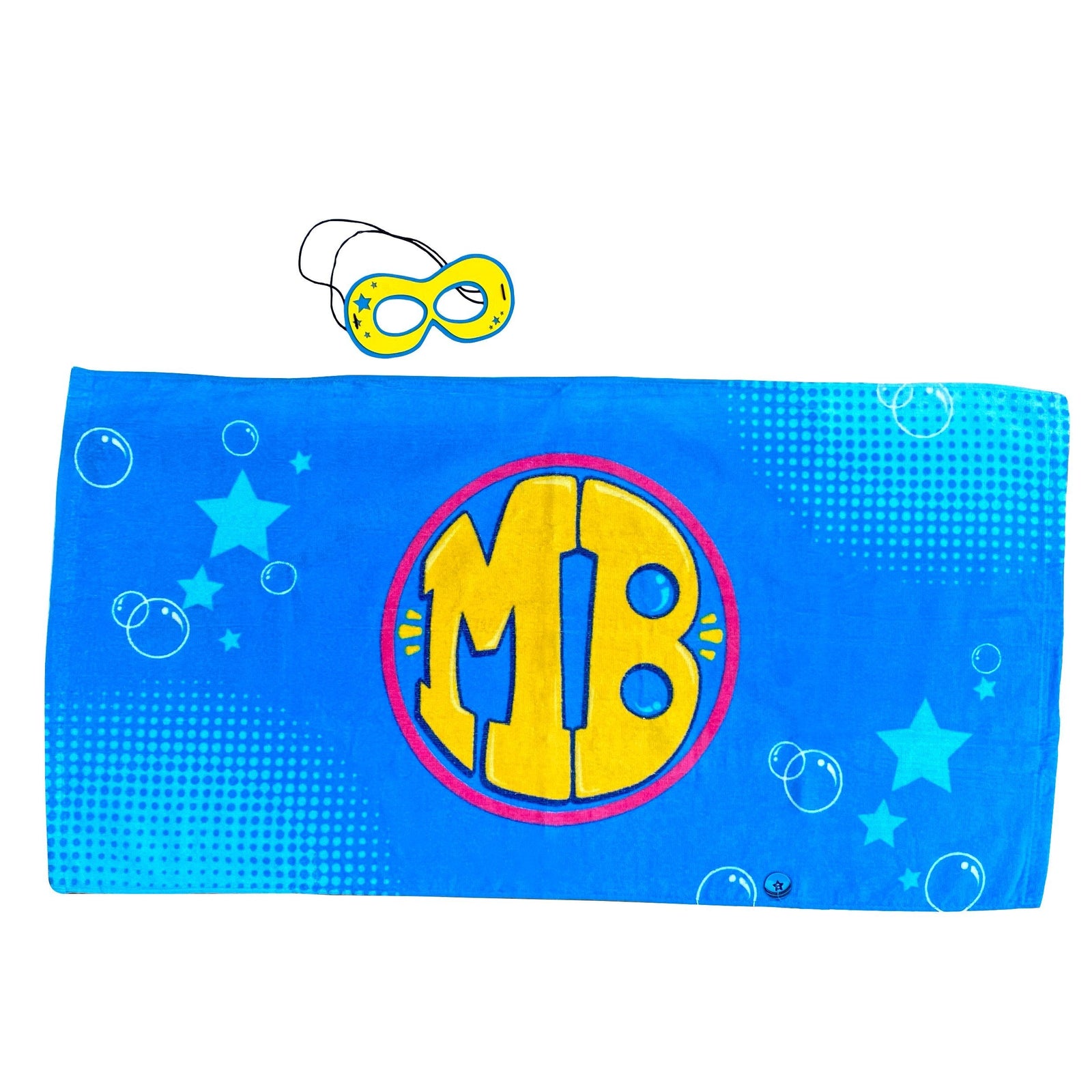 Mr. Bubble Mighty Bubble Towel Cape & Superhero Mask
