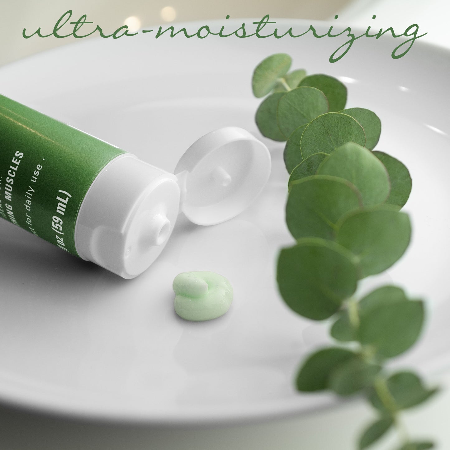 Village Naturals Therapy Muscle Moisturizing Shea Butter Lotion Eucalyptus Mint