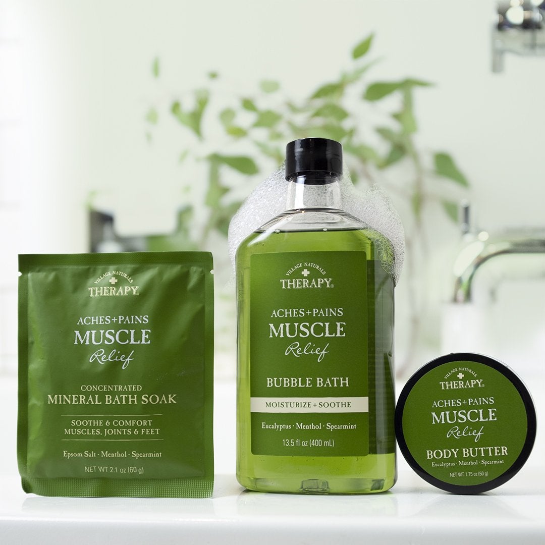 Village Naturals Therapy Muscle Relief Wellness Gift Set