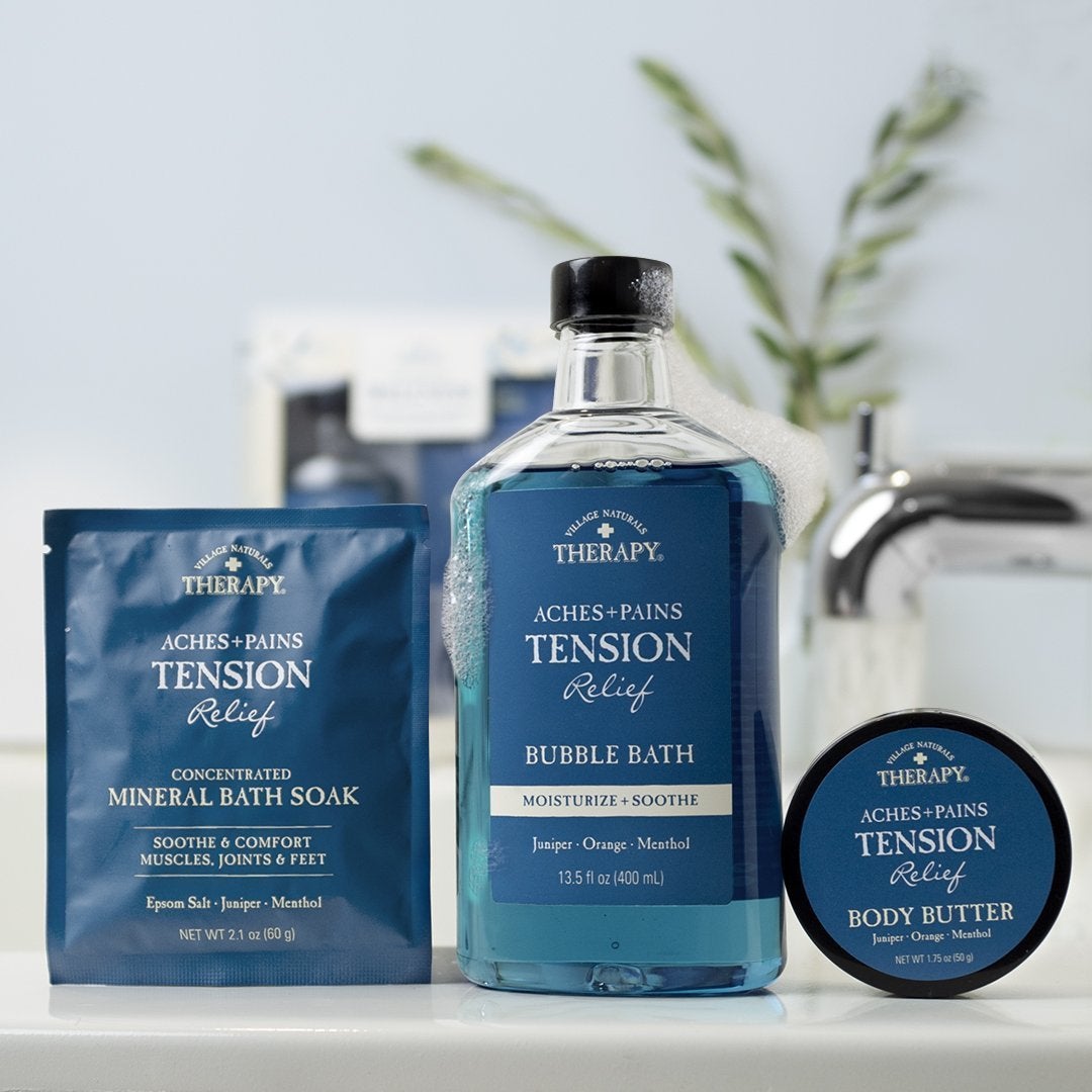 Village Naturals Therapy Tension Relief Wellness Gift Set